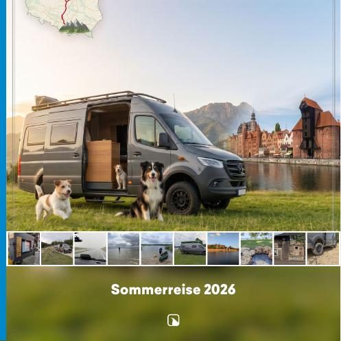 Titelseite: Fotobuch Sommerreise 2026